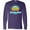Purple, variant on Inktastic Summer Enjoy the Sunshine Manhattan Beach California in Blue Long Sleeve T-Shirt