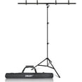 thumbnail image 1 of Emart T-Shape Portable Background Backdrop Support Stand Kit 5ft Wide 8.5ft Tall Adjustable Photo Backdrop Stand with 4, 1 of 5