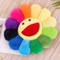 thumbnail image 5 of Almohada de girasol, suave y cómodo cojín sonriente de girasol, almohada de felpa floral, juguetes de peluche de girasol coloridos, hogar, dormitorio, tienda, restaurante, 43 cm, 0,3 kg JM, 5 of 5