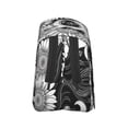 thumbnail image 3 of Disketp Floral Sugar Skull Portrait Estuche de Lápices de Doble Capa con Tapa Abatible y Cremallera, Organizador Escolar para Adolescentes y Adultos, 3 of 7