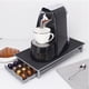 thumbnail image 2 of soporte de metal para cápsulas de café con cajón, 40 unidades, organizador compacto de cápsulas de café, gran capacidad, portátil, para cafeterías en casa (negro), 2 of 5