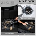 thumbnail image 5 of Yuyamidu 3d Cute Pug 29" x 39" Universal Fit Car Trunk Mat, All Weather Rear Cargo Liner with Gripped Bottom, Stain Resistant Machine Washable Auto Interior Accessory, 5 of 7