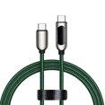 thumbnail image 5 of sweethay Cable de datos de aleación 5A Anti-óxido 1.2m 480Mbps Teléfonos móviles Transmisión rápida Cable de reemplazo de carga rápida Verde 60W Type1 NO1, 5 of 5