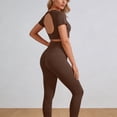 thumbnail image 2 of Pantalon de Yoga pour Femmes Taille Haute Élastique Entraînement Physique 1 Pce, 2 of 9