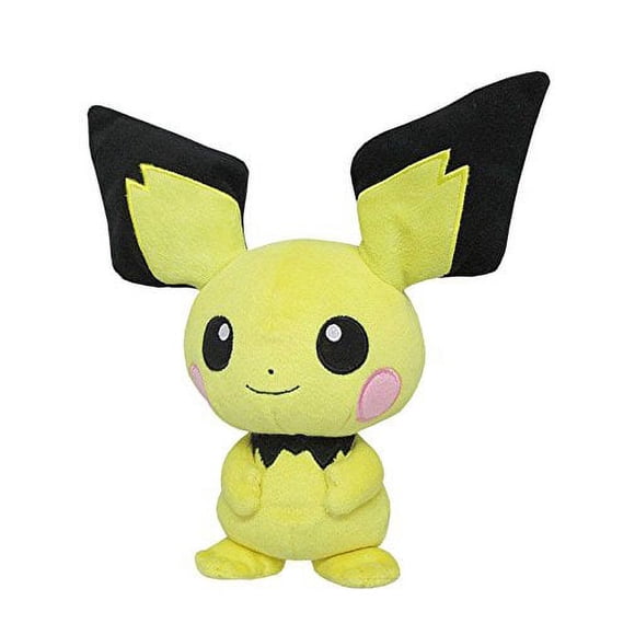 Sanei Pokemon All Star Collection Pichu Stuffed Plush Toy 8.5"