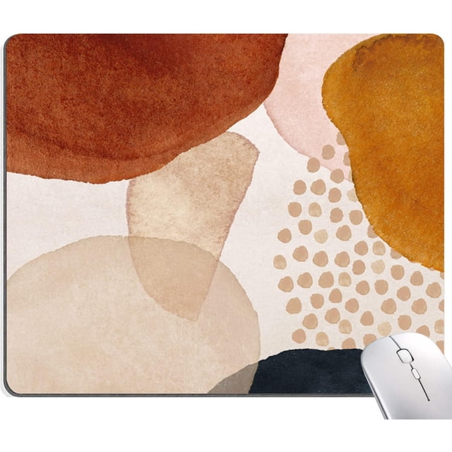 Mouse Pad, Premium-Textured Mouse Mat, Non-Slip Rubber Base Mousepad for Laptop, Computer & PC,9.5×7.9 in,Abstract Art