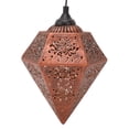 thumbnail image 4 of Solar Lantern IP44 Waterproof Decorative Daisy Pattern Outdoor LED Hanging Light for Garden Patio Yard, 4 of 12