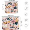 thumbnail image 3 of Floral Pattern Dish Drying Mat Microfiber Drying Pad for Kitchen Counter Absorbent Mat Drying Pad Sink Mat 16 x 18 Inch, 3 of 7