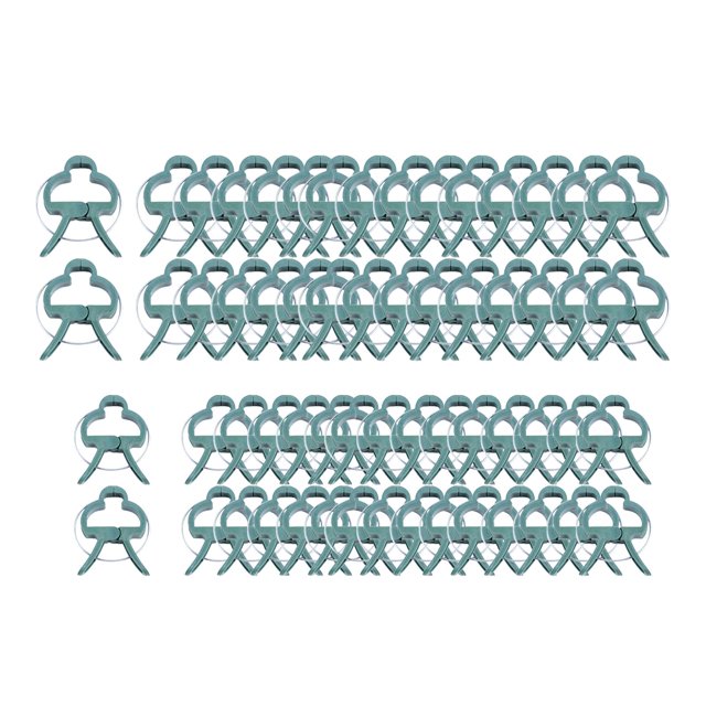 Clips de jardín reutilizables para jardín , patio, césped, 60 piezas Gloria Clips de plantas