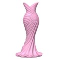 thumbnail image 6 of Njshnmn 3D Printed Elegant Dress Vase Combines High Fashion Elegance With Home Decoration Plastic Vase, 6 of 9
