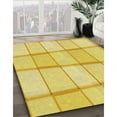 thumbnail image 3 of Ahgly Company Machine Washable Indoor Rectangle Transitional Yellow Area Rugs, 5' x 7', 3 of 7