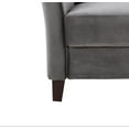 thumbnail image 5 of Uspridefurniture Aalt 57.88" Velvet Square Arm Loveseat,Gray, 5 of 5