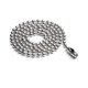 thumbnail image 1 of Sonducket Collar de bolas de cuentas de acero inoxidable, fiesta de trabajo, compras, decoraciones de viaje, gargantilla de cadena, joyería personalizada Ropa, zapatos y accesorios Miscelánea Sonducket AP012010-00, 1 of 6