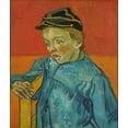 thumbnail image 2 of van Gogh, Vincent 12x13 Black Ornate Wood Framed with Double Matting Museum Art Print Titled - The Schoolboy, 2 of 4