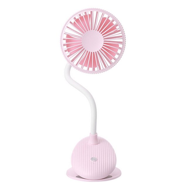 Clip Fan Cochecito Ventiladores 3 Engranajes Velocidad Mini Portátil Flexible Bendable USB Recargable Con Batería