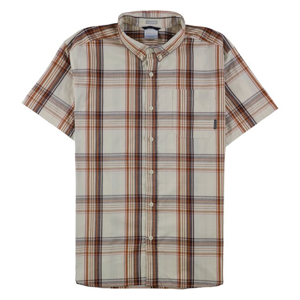 Camisa con Botones Columbia Picnic Checker para hombre color beige XL