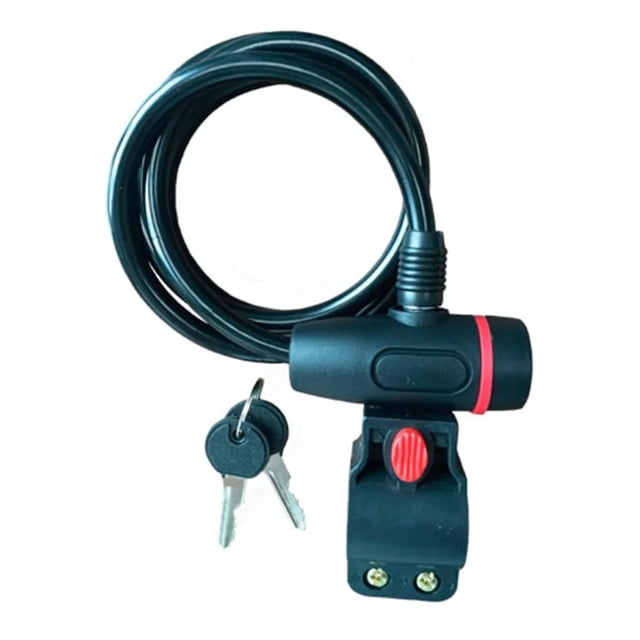 Candado Bicicleta Alfa Cable De Acero Cubierta PVC 12cm