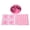 Pink, variant on NFTIGB Glow in The Dark Wall Stickers Luminous Moon Star Dot Decals for Bedroom Living Room Green 7.87 inches / 20 cm