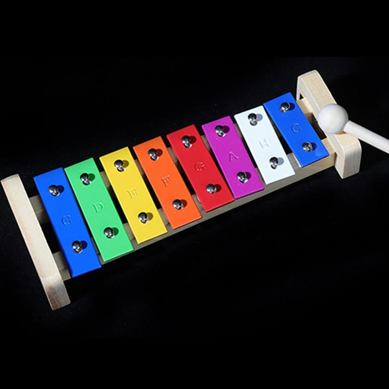 Amazon.co.jp: 木琴 カラフルな8ノートのGlockenspiel xylophon
