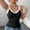 Black, variant on HuangHuanChen Womens Racerback Tank Tops V Neck Slim Fit Basic Tee Camisole Top for Women Workout Tops Sleeveless Tops Going Out Top White M