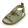 thumbnail image 3 of Baby Boys Girls 2 Straps Summer Dress Sandals Soft Sole First Walker Newborn Shoes, 3 of 5