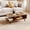 Rustic Brown & Black, variant on Costway 2-Tier Coffee Table with Compartments & Metal Legs Rectangle Tea Cocktail Table Rustic Brown & Black