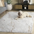 thumbnail image 3 of SAFAVIEH Parker Lucas Abstract Area Rug, Taupe/Gray Gold, 9' x 12', 3 of 8
