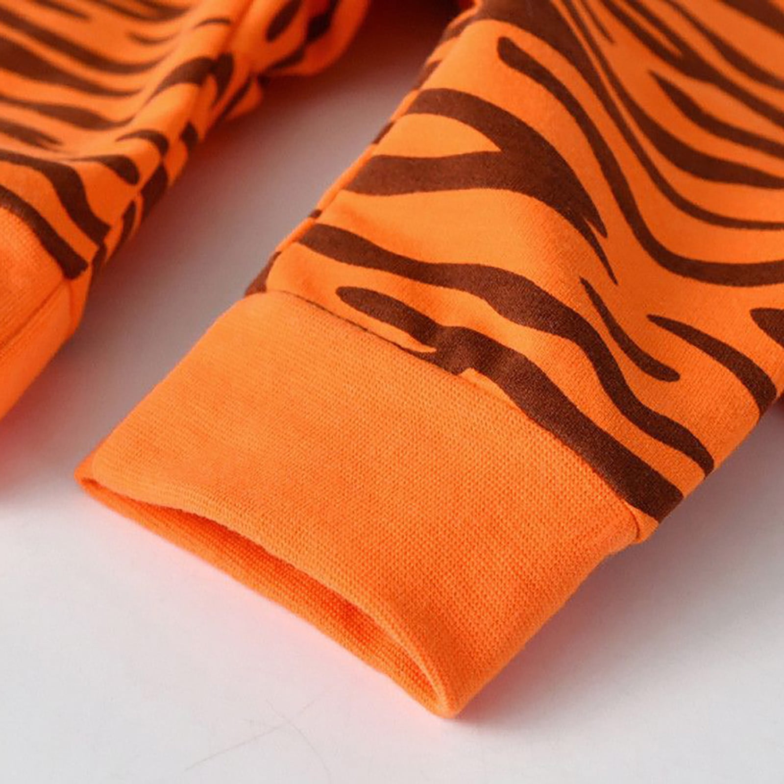 Ruyang Baby Boys Girls Halloween Tiger Outfit Cute Animals Jumpsuit Long Sleeve Zip Up Hooded Onesie Warm Cotton Bodysuit