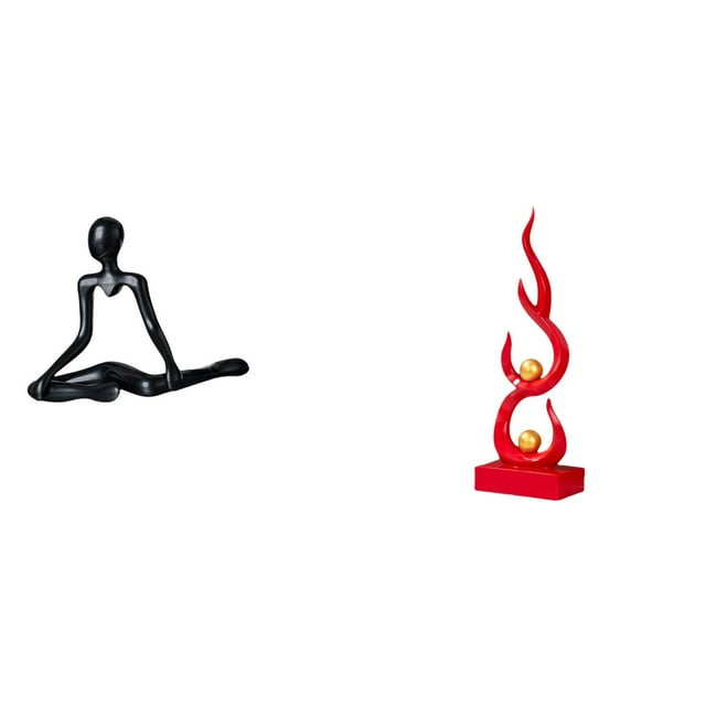 Escultura De Fuego De Pensador Abstracto Creativo, Figura De Resina única, Adorno De Llama Para Entrada, Dormitorio, Patio, Oficina, Regalo De Inauguración De La Casa Para Amigos.