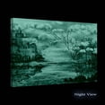 thumbnail image 2 of Startonight Canvas Wall Art Abstract - Blue River in the City Painting - Framed 24" x 36"&nbsp;, 2 of 6