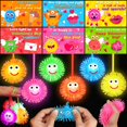 thumbnail image 1 of Juguetes LED Puffer Ball, paquete de 24 unidades con tarjetas de San Valentín para niños, 1 of 7