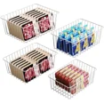 thumbnail image 4 of 4-Pack Freezer Organizer Bins - Metal Slide-Out Baskets for 17/21 Cu.Ft Freezers, 4 of 5