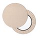 thumbnail image 2 of Balery Brown Gingham Fundas de asiento para taburete de bar redondo de tela de terciopelo ajustables que protegen de arañazos y manchas para sillas de 14 a 17 pulgadas.-13 inch, 2 of 7