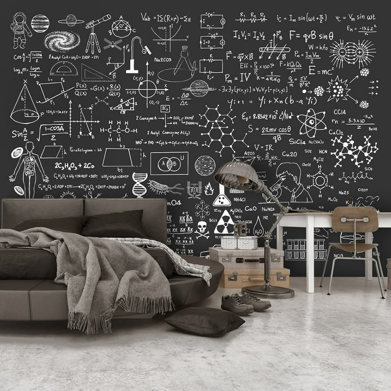 Science Chalkboard Wallpaper Mural