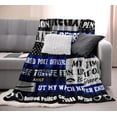 thumbnail image 2 of Police Retirement Gifts, Retirement Gifts for Men Blanket 60"x50", Retired Police Officer Gifts, Police Officer Retirement Gifts, Best Retirement Gifts for Correctional Officer/Cops/Sheriff, 2 of 6