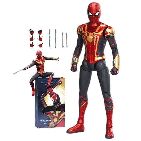 ZD Toys 1/10 Scale 7 inch No Way Home Spider-man Integrated Suit Collector Action figure
