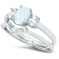 thumbnail image 6 of LaRaso & Co His Her Wedding Engagement Ring Set TRIO Couples Rings for Men Women, 6 of 6