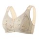 thumbnail image 1 of Sujetadores de talla grande hoksml para mujer, ropa interior cómoda de encaje transpirable sin aros para mujer, 1 of 2