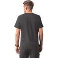 thumbnail image 2 of Adar Addition Scrubs for Men - Modern Multi Pocket V-Neck Scrub Top - A6010 - Pewter - M, 2 of 8