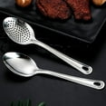 thumbnail image 5 of SHAPERME Table Spoons/ Strainer Spoon StainlessSteel Dinner Soup Flatware>`~, 5 of 8