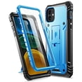 thumbnail image 1 of Poetic Étui de Protection Antichoc à Double Couche, Protecteur d'Écran Intégré, Série Révolution, pour Apple iPhone 11 (2019) 6.1 Pouces, Bleu, 1 of 7