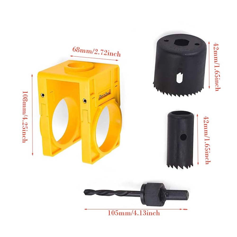 Door Lock Installation kit Carbon Steel Hole cutter for Wooden Doors drill bit