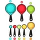 thumbnail image 2 of Juego de tazas y cucharas medidoras plegables de silicona, 8 piezas, taza medidora ajustable, accesorios de cocina para autocaravanas, juego de tazas y cucharas medidoras, 2 of 4