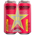 thumbnail image 4 of Rockstar Recovery Strawberry Lemonade Energy Drink, 16 Fl.oz, 12 Pack Cans, 4 of 8