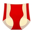 thumbnail image 1 of Fgnfyis Culottes Taille Haute pour Femmes en Soie Glacée Sans Couture pour Lifting Post-Partum Culottes Triangle Confortables Culottes Rouges m, 1 of 5