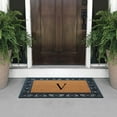 thumbnail image 5 of A1HC Natural Rubber & Coir 24x36 Monogrammed Doormat For Front Door, Anti-Shed Treated Durable Doormat for Outdoor Entrance, Heavy Duty, Low Profile, Easy to Clean, Long Lasting Front Porch Entry Rug, 5 of 7