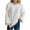 White Sweaters, variant on Htigea Women's Pullover Sweaters Patchwork Crew Neck Long Sleeve Jumpers Casual Loose Fit Knit Tops White S