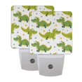 thumbnail image 7 of Cute Crocodile Animals Night Light 2 Pack LED Nightlight Plug into Wall Dusk to Dawn Sensor Soft White, 7 of 7