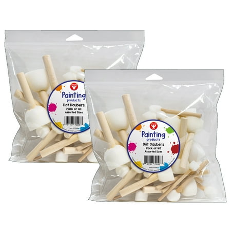 UPC: 0194629111824 | Armada Hygloss Dot Daubers White 4 Sizes 40/Pack 2 Packs (HYG70098-2)