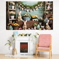 thumbnail image 3 of YMARPT Happy Easter Party Backdrop Banner, Easter Photograhy Background Banner, Easter Bunny Egg Rabbit Spring Banner, Easter Themed Party Decorations Supplies for Easter Party, 3 of 5